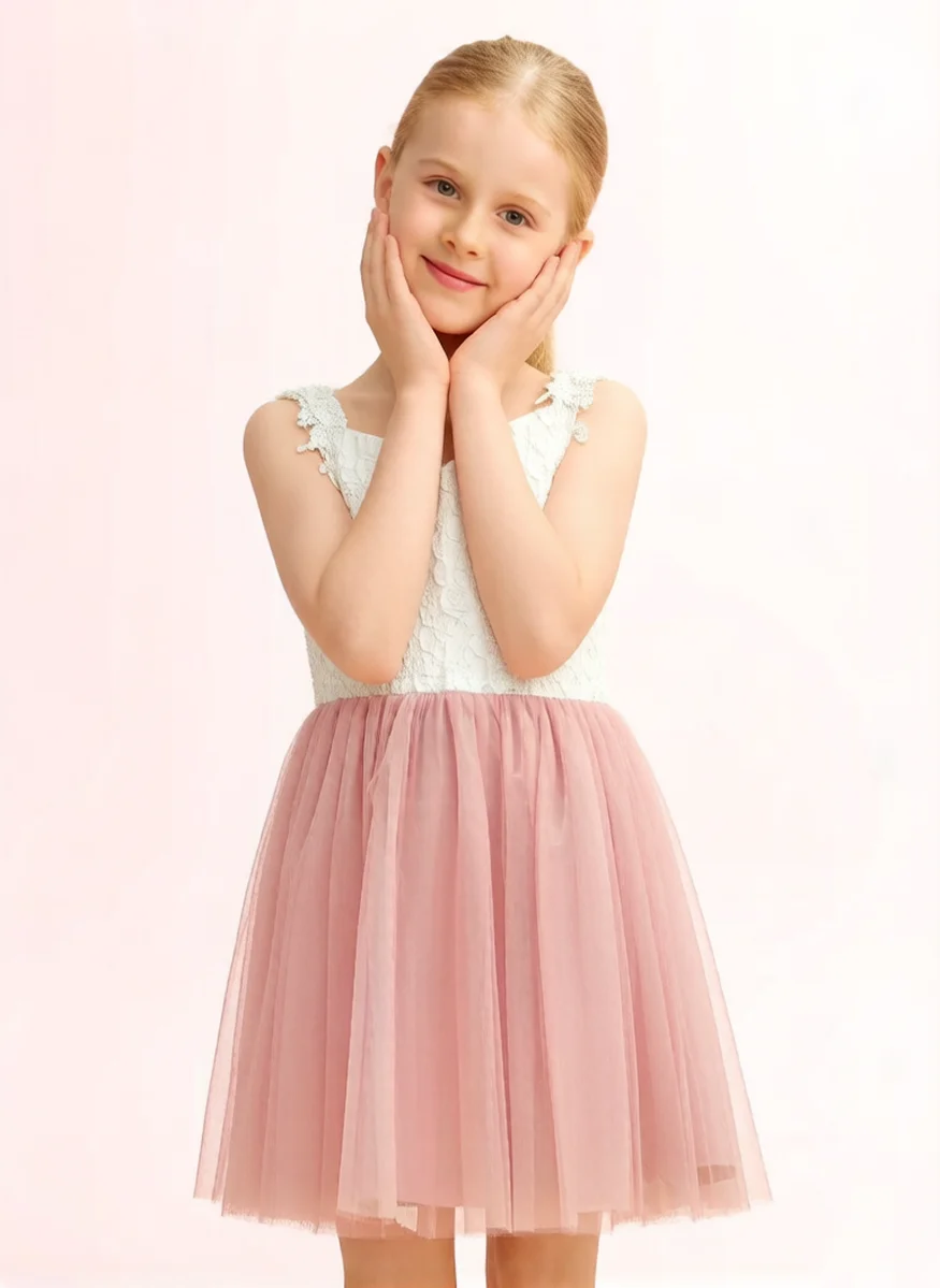 

Платье для девочек из фатина с цветочным узором для свадьбы, конкурса красоты, дня рождения, юбка для детей 2-8 лет