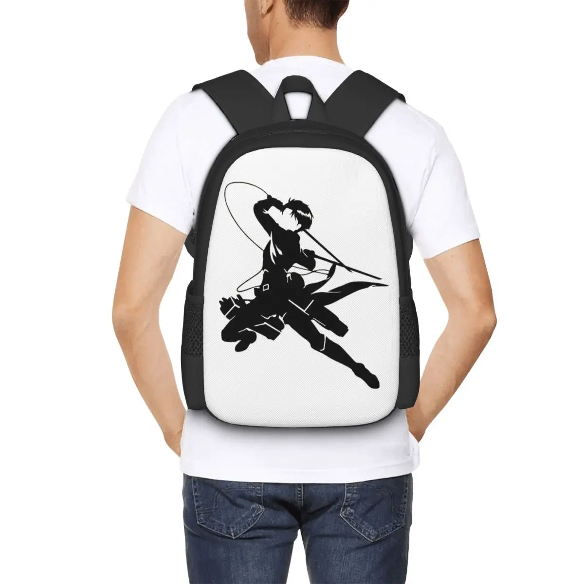 Strongest Humanity Soldier Backpack Hot Sale Daypack Large Capacity Children BookBag School Bag Shoulder Bags for Men Women