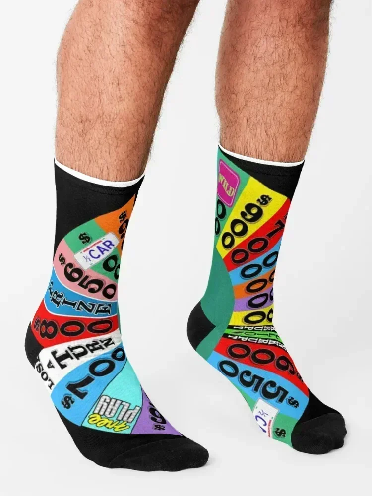 Wheel with prizes, $ amounts Socks Antiskid soccer kids halloween christmas stocking Socks Woman Men's
