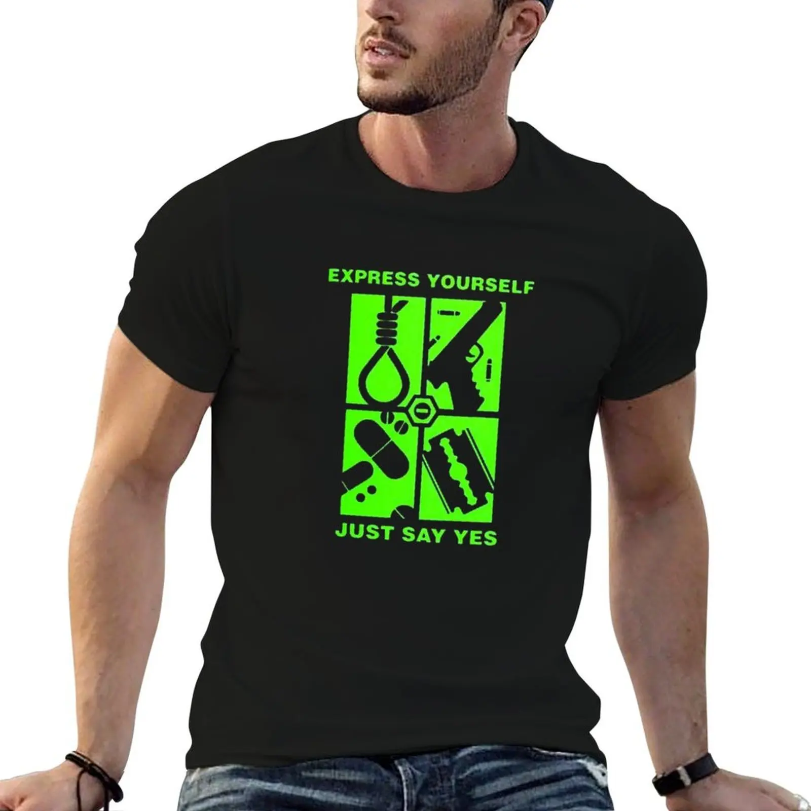 Type O Negative Express Yourself Just Say Yes T-Shirt blacks gifts for boyfriend anime shirts men