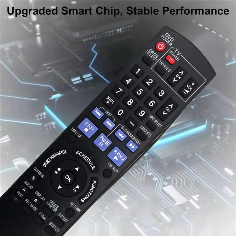 N2QAYB000197 Replace Remote For Panasonic DVD Recorder DMR-EZ48V DMR-EZ485V DMR-EZ48 DMR-EZ485 DMR-EZ48VK DMR-EZ485VK Parts