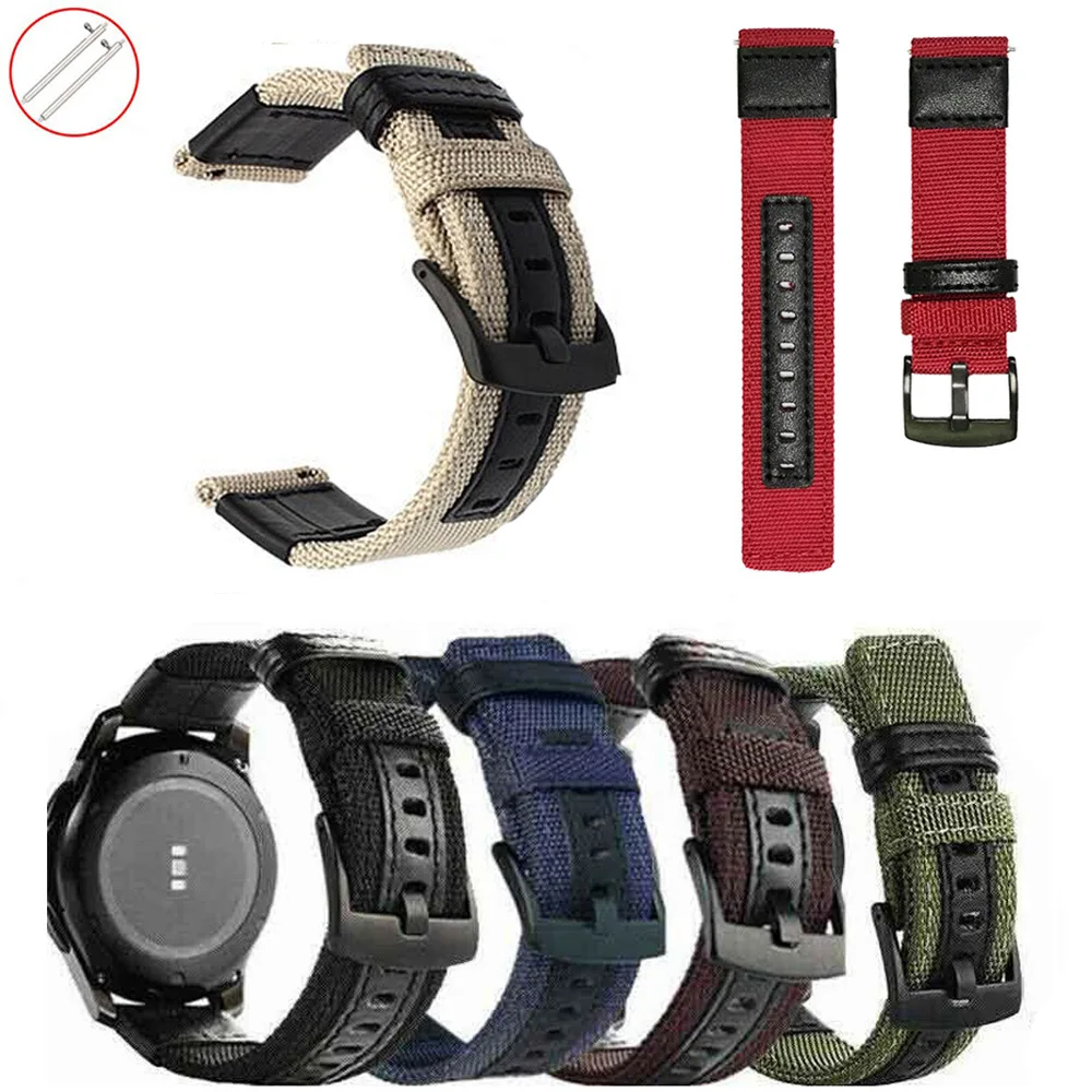 Bracelet Original en silicone, 20mm, pour Samsung Galaxy Watch Active 2 40/44mm / 3 41mm