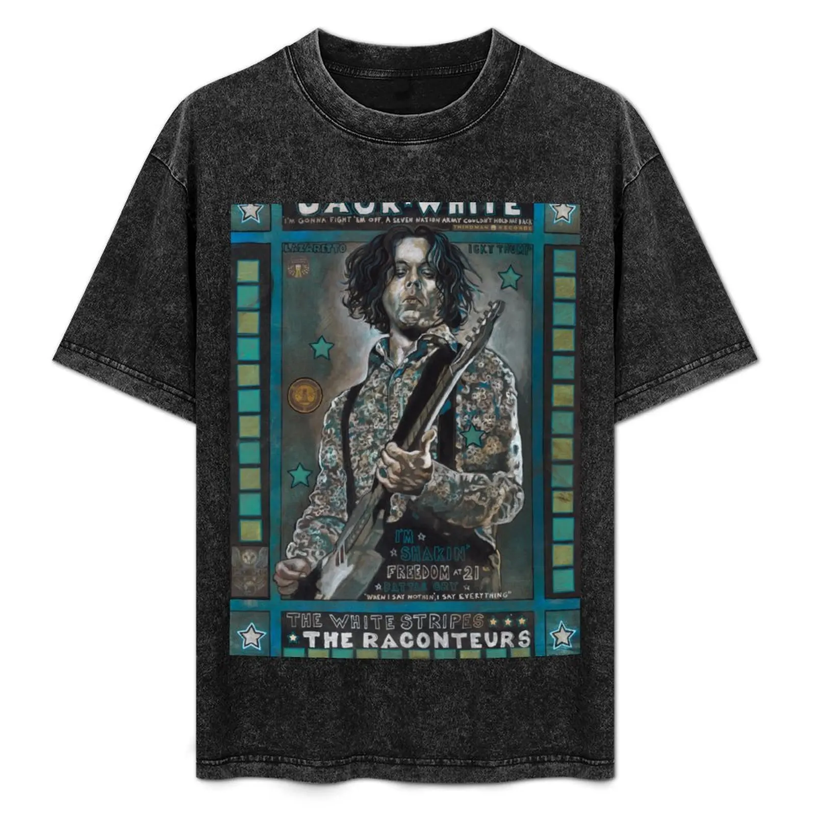 

J W T-Shirt anime stuff hippie clothes vintage t shirt men