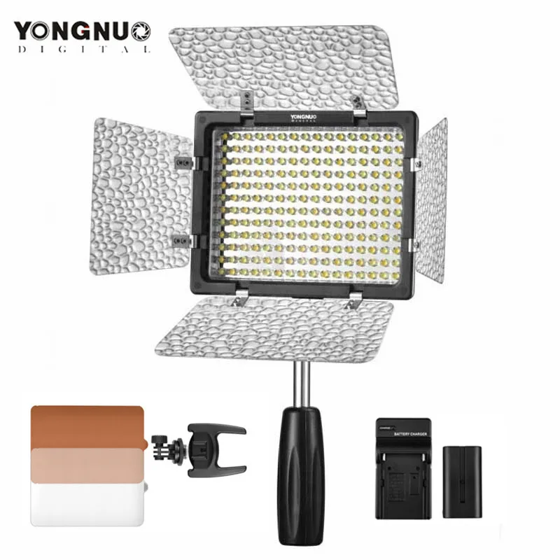 YONGNUO YN160III YN160 III 3200-5500K LED Video Light Studio Kit Photography Selfie Fill Light Lighting for Digital Camera