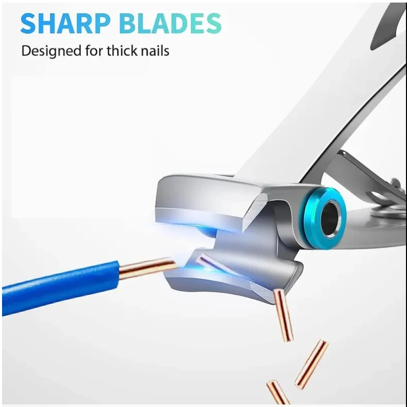 Large Opening Nail Clippers Nail Clippers Gray Nail Thick Hard Toenails for the Elderly Paronychia Clippers High Grade view 6