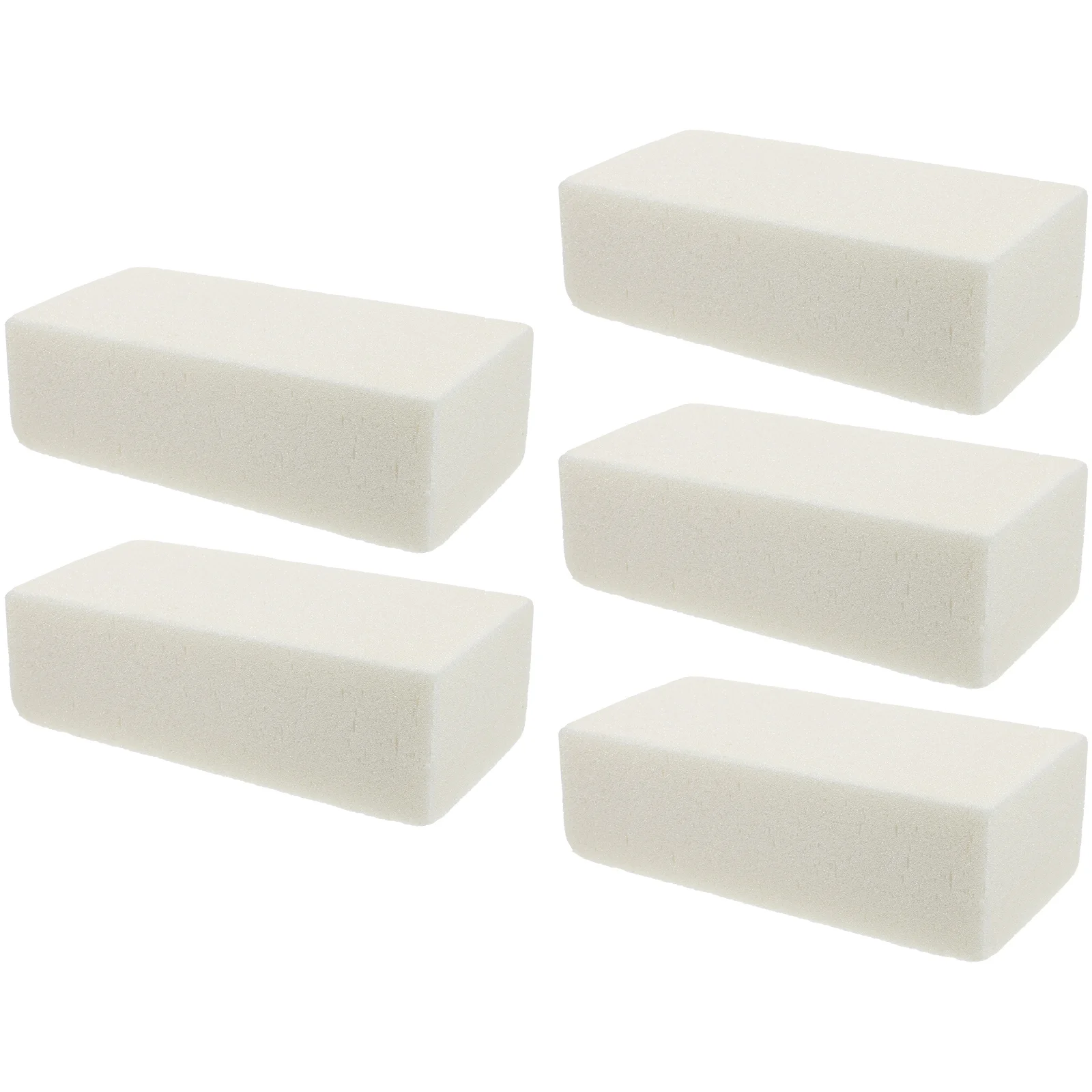 

5 Pcs Flower Mud Arrangement Supplies Dry Foam Brick Absorbent Floral Bricks Bases Water