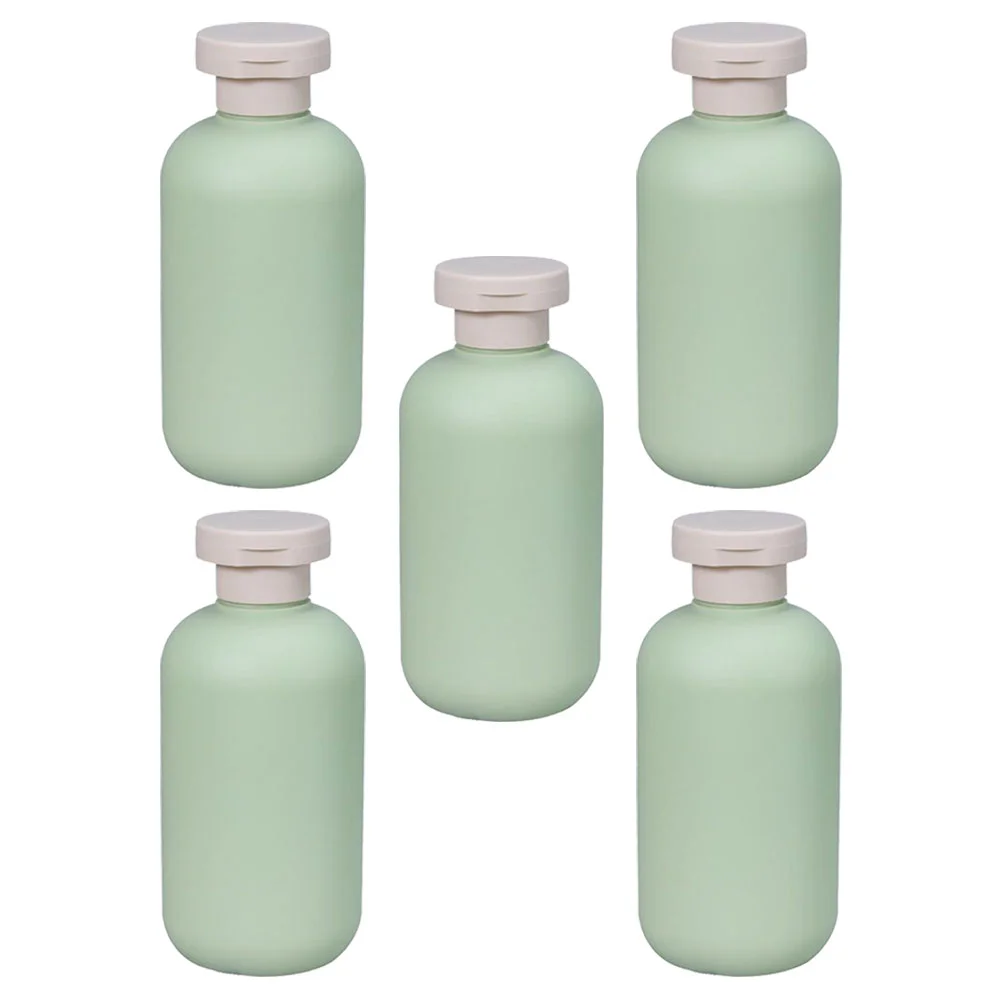 

5 Pcs Avocado Shower Gel Bottle Travel Shampoo Bottles Dispenser Mouthwash Soap Lotion Plastic Reusable