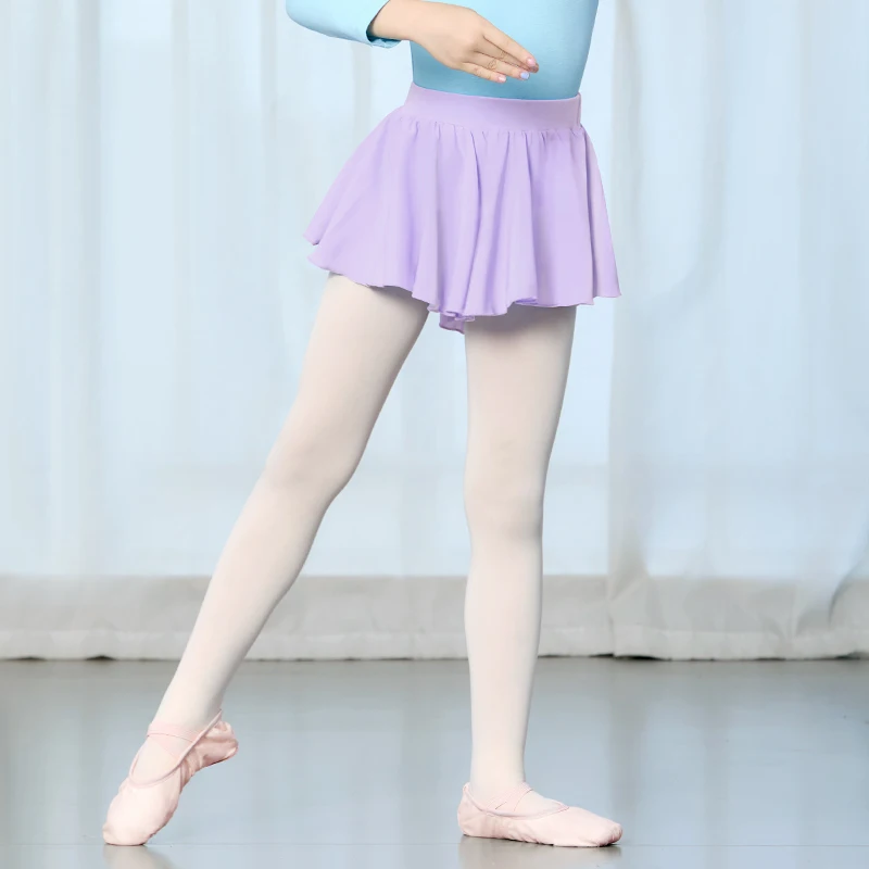 Spódniczka baletowa dla małych dziewczynek, spódniczka do tańca z szyfonu dla dzieci z elastyczną talią do ćwiczeń i występów, krótka nieregularna spódniczka tutu