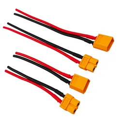 10PCS XT60 XT-60 Male Female Bullet Connectors Plugs With PVC 14 AWG Wire For RC Lipo Battery Cable Connector