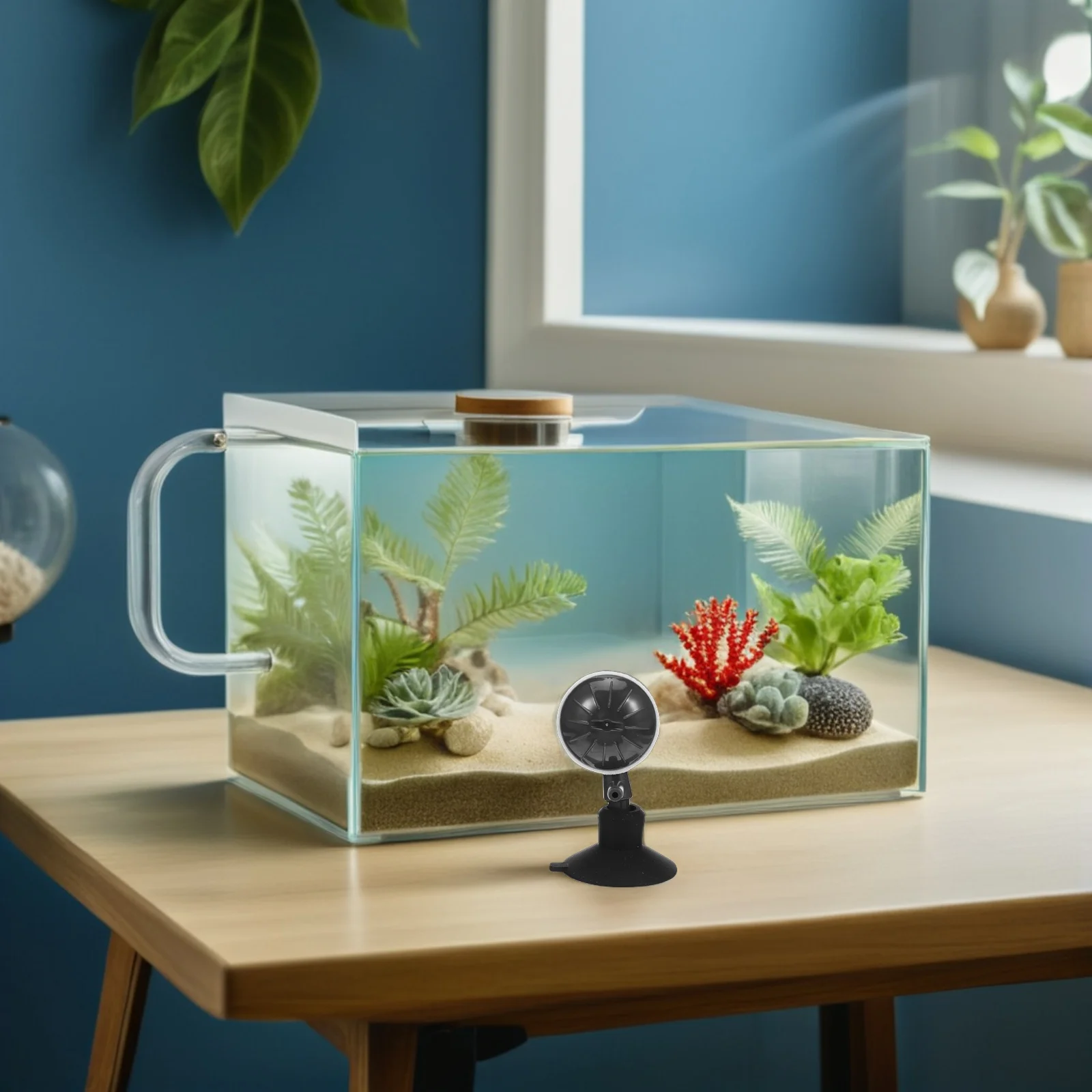 

1Pcs Nanobubble Aquarium Air Pump Bubbler Low Pressure Fish Tank Diffuser Air Stone for Hydroponic Oxygen Supply