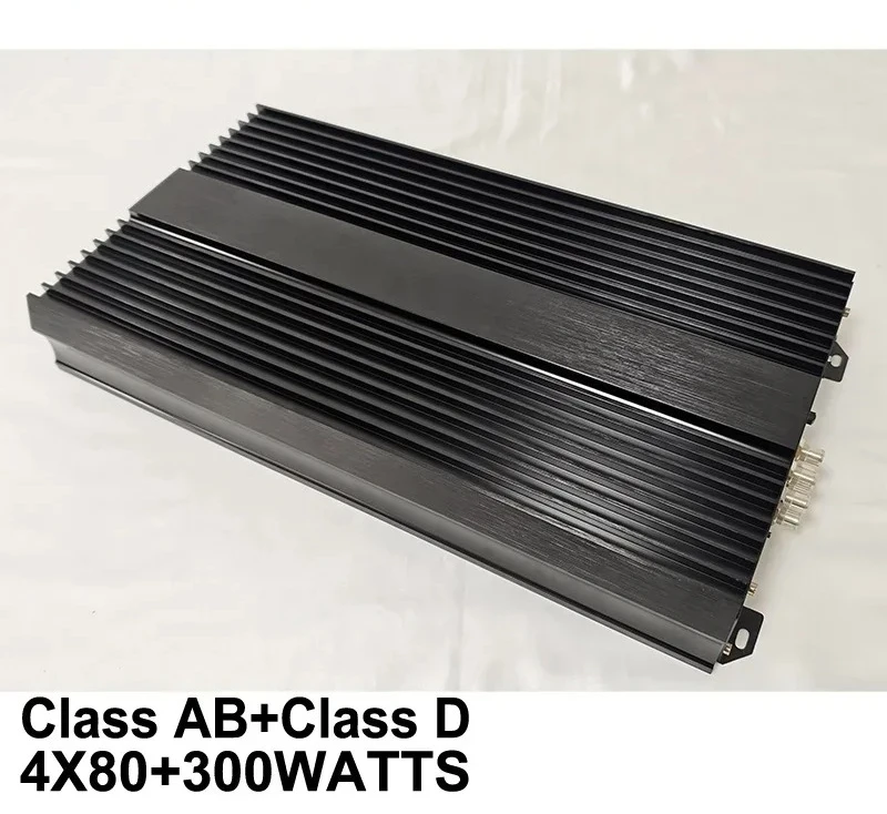 Factory Direct Sales Hot Selling 80 Watts Class    +300 Watts Class D 5 CH Car Amplifier with High Sound Quality for Car Audio