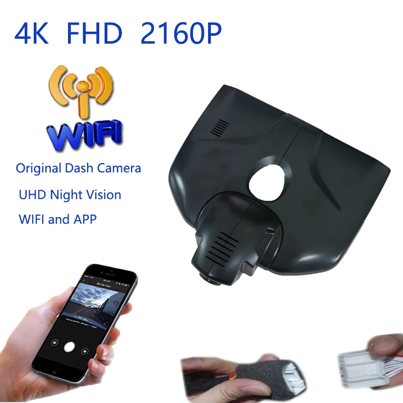 4K Plug And Play Car Video Recorder Wifi DVR For Chevrolet Cruze 2015-2013 Cavalier 2014-2019 Seeker Buick Envista 2022 2023