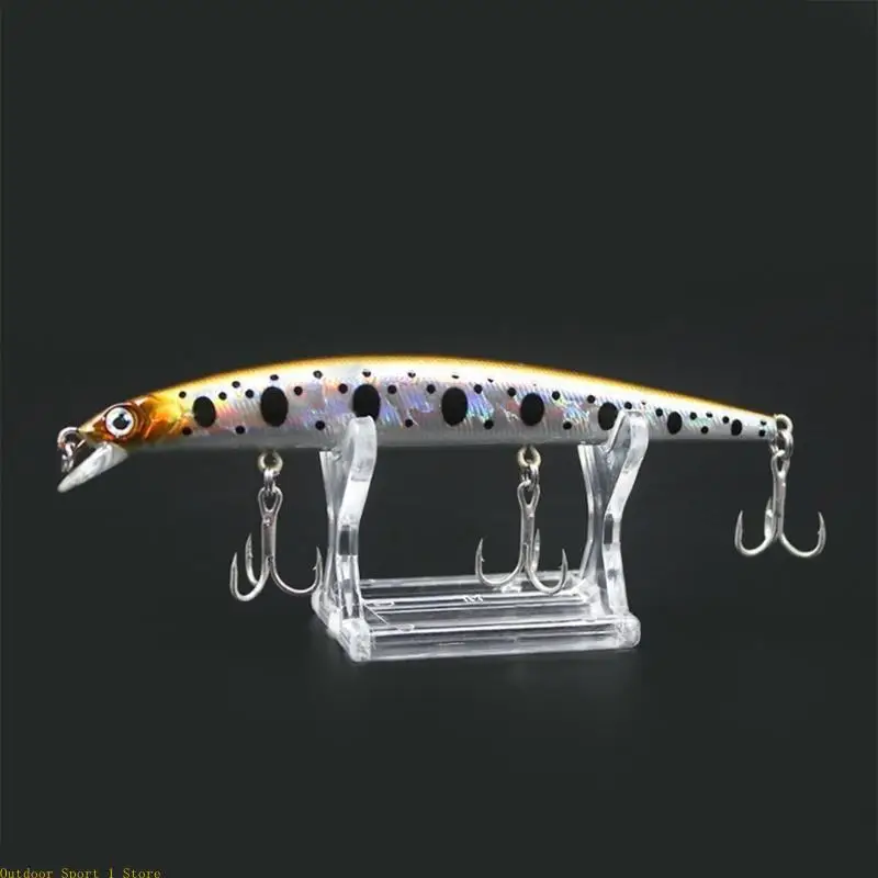 A0KA Fishing Lures Showing Stand, Wobbler Crankbait Show Shelf Display Holder Shelf Show Display Stand Baits Display Shelf