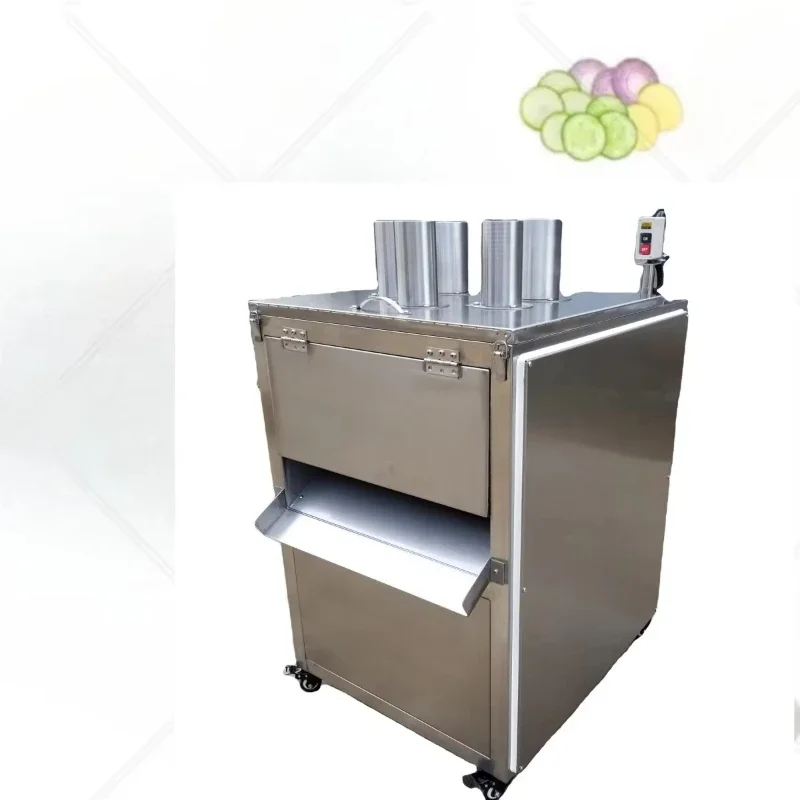 Commercial Automatic Fresh Vegetables and Fruits Down Slicer for Potatoes