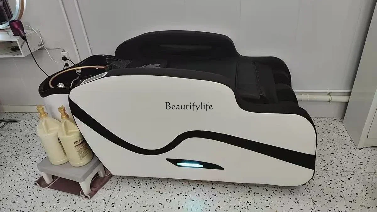 

FG17Lettino per shampoo elettrico intelligente per massaggio Lettino vapore per fisioterapia con testa di circolazione autom