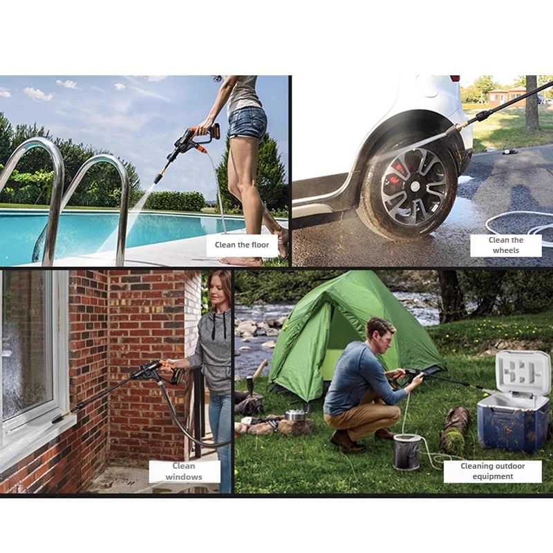 Druck Auto Waschmaschine Zubehör Waschmaschine Oberfläche Reinigung Für WORX Düse Wasser Rohr Kurze Stange Hand Werkzeug Nützliche Waschen Werkzeug Teile