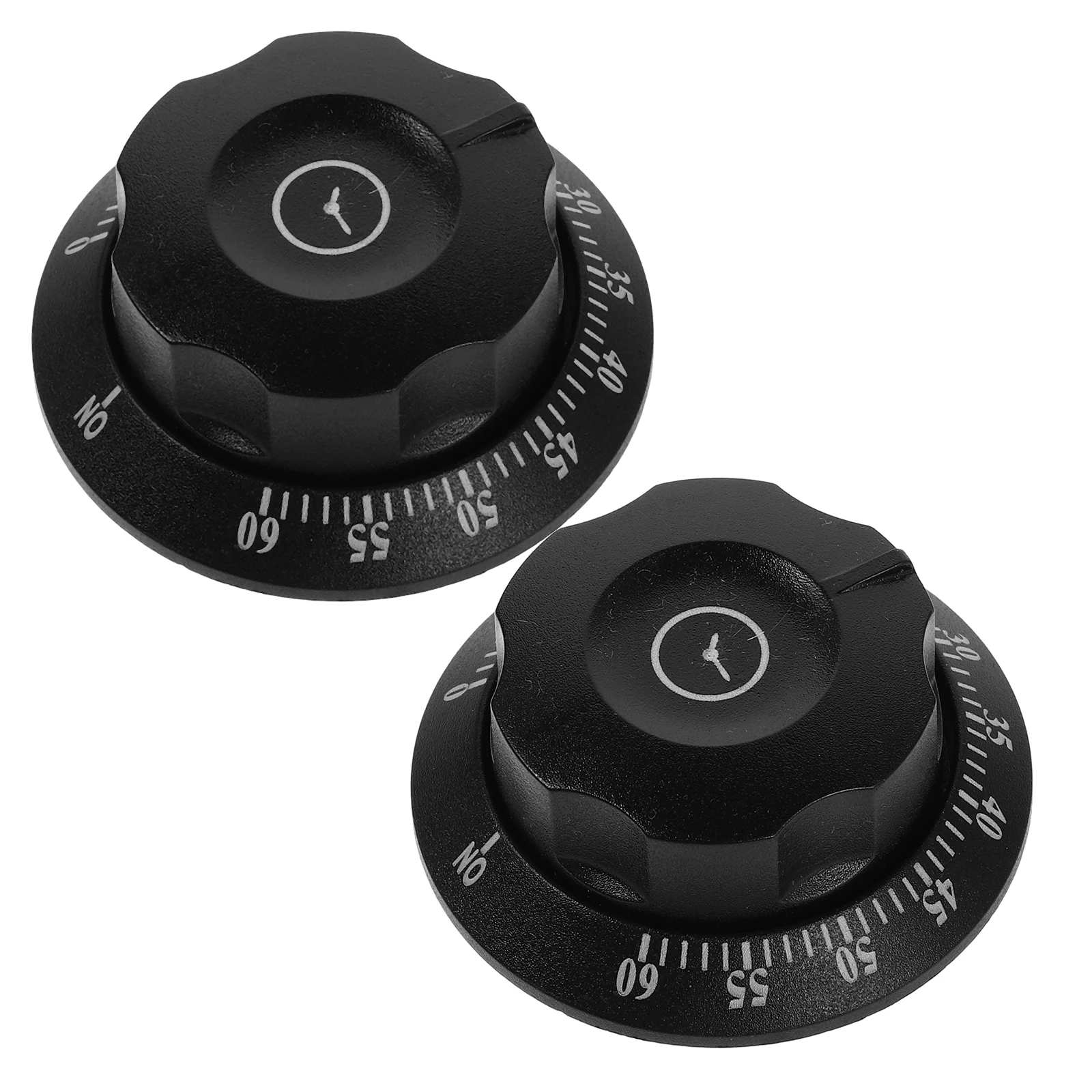 

2pcs Disinfection Cabinet Timer Kitchen Mechanical Countdown Reminder Food Clock Rotary Switch Knob Wide Applicability Home