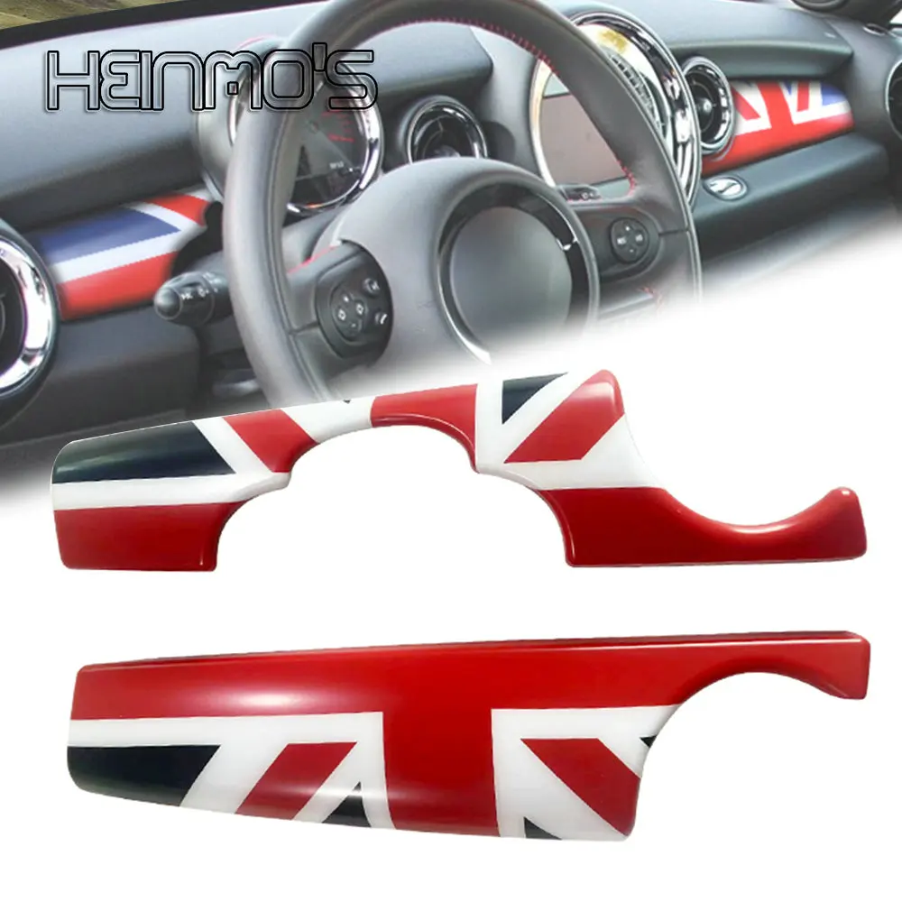 

Car Dashboard Trim Panel Cover Dashboard Center Control Sticker For Mini Cooper R55 Clubman R56 R57 R58 Interior Decorate Shell