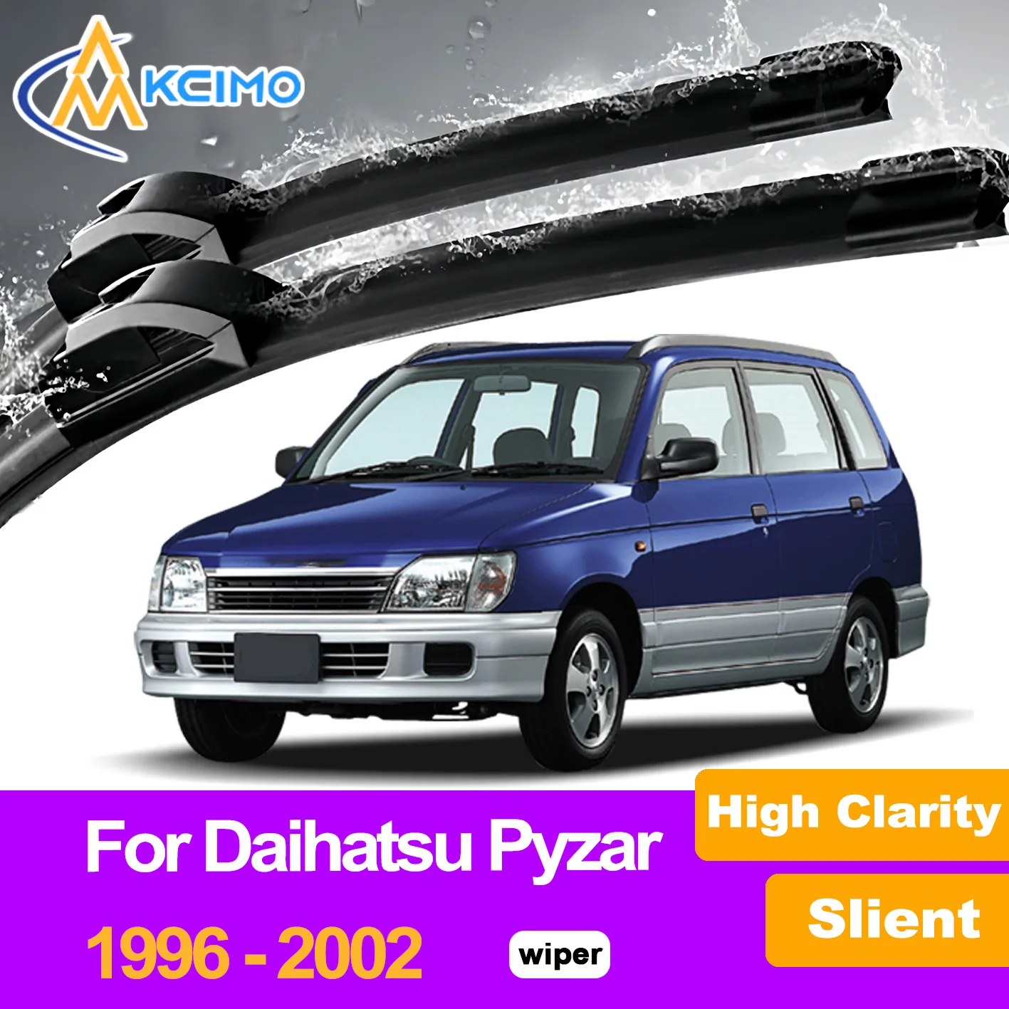 

2Pcs Front Windshield Wiper Blades For Daihatsu Pyzar G300 1996-2002 Daihatsu Gran Move Windscreen Window Car Accessories