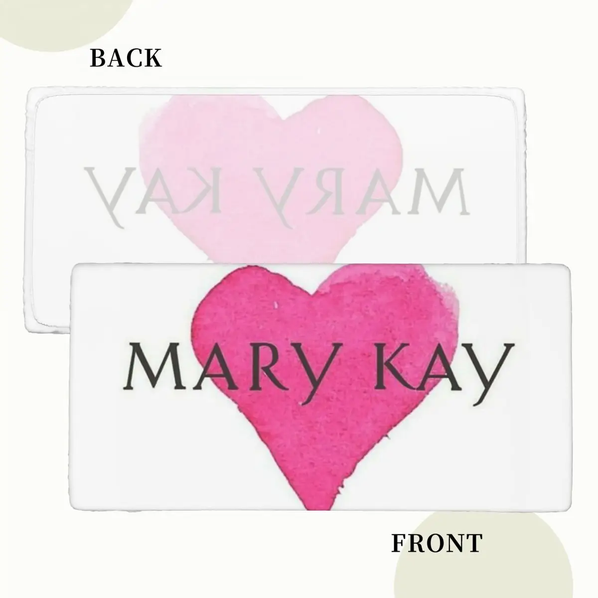 Mary Kay Customized Rectangular Tablecloth Oilproof Table Cover for Dining Events Table Cloth