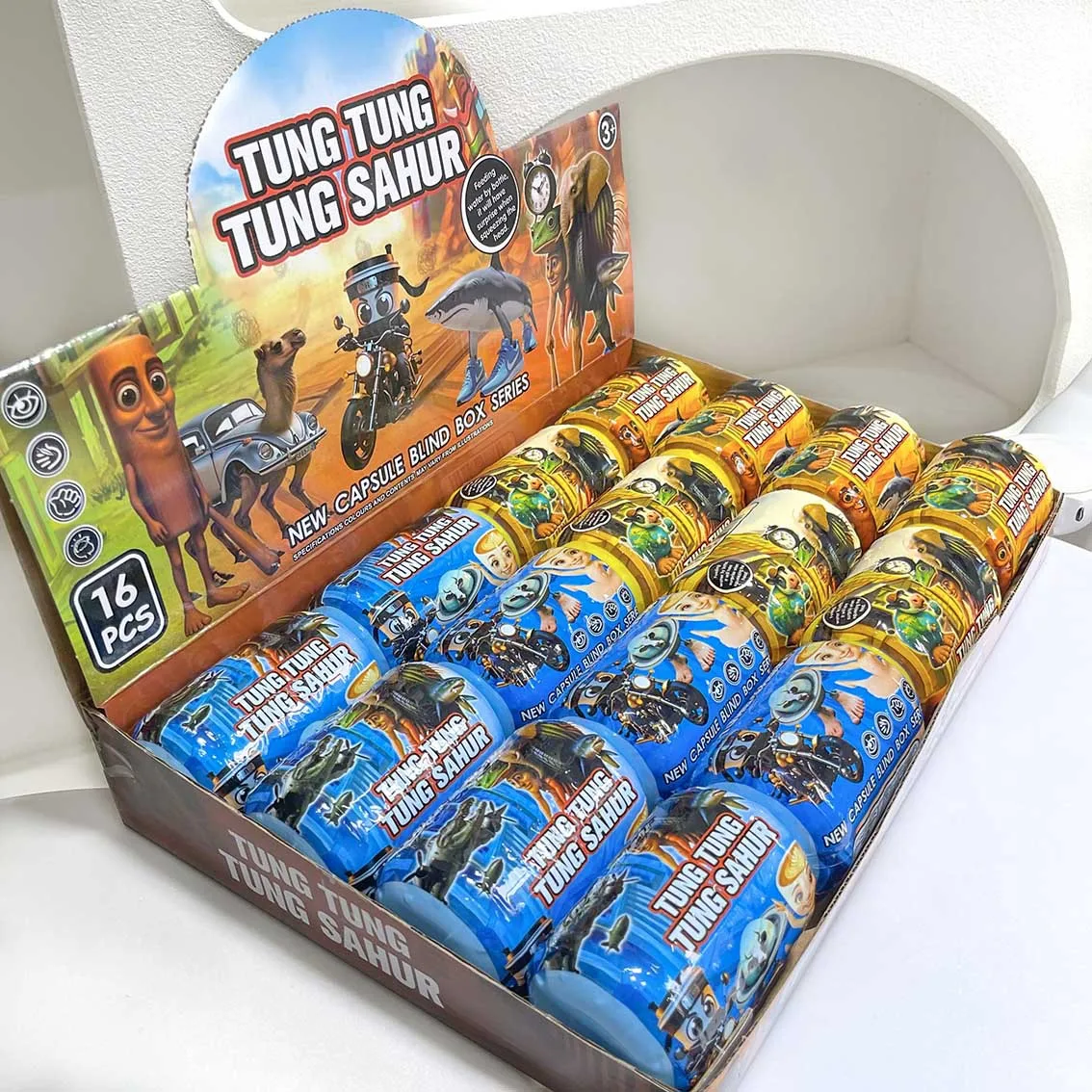 Tralalero Tralala капсула аниме слепая коробка Shanhaijing коллекционная фигурка рюкзак кулон брелок веревка кукла игрушка загадочный подарок