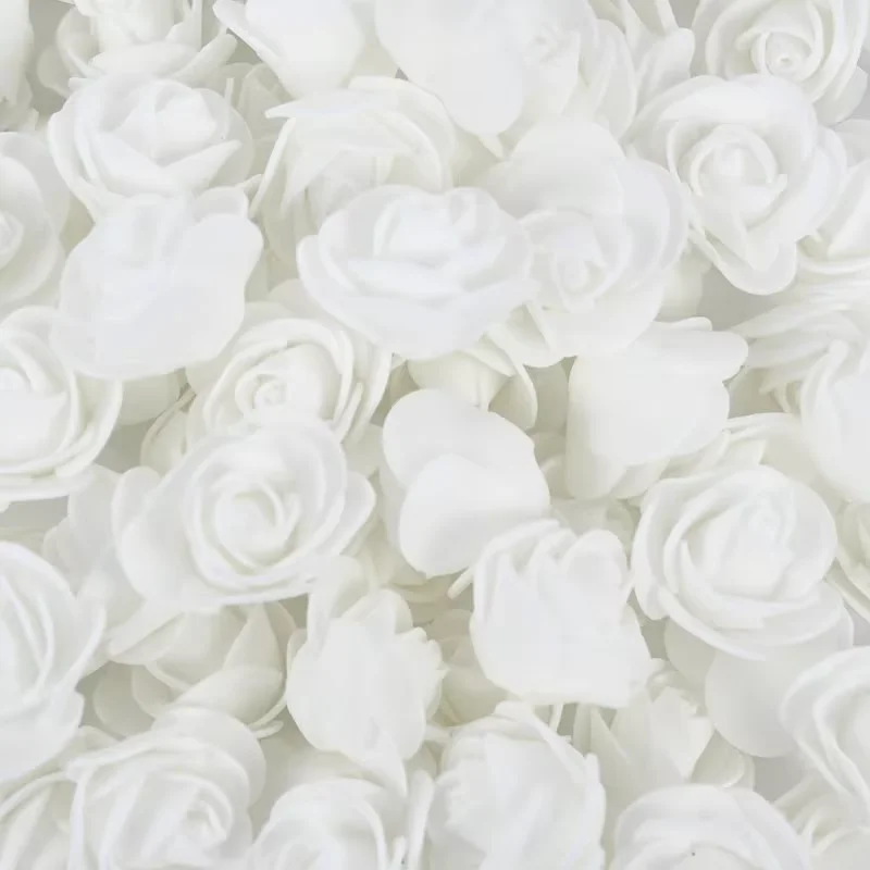 50–500 Stück künstliche Schaumrosenblumen aus PE, künstliche Blumen für Zuhause, Raumdekoration, Hochzeit, Party, Halloween, Thanksgiving, Weihnachtsdekoration – Detail 9