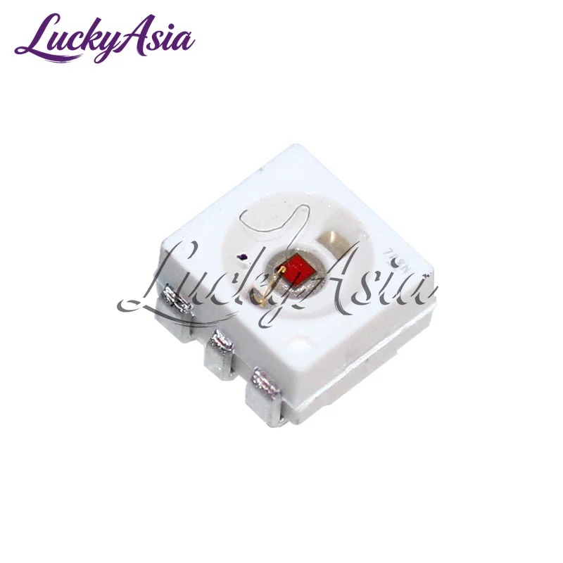 SMD LED Light Emitting Diode, vermelho, branco, amarelo, verde, azul, 6Pin, 0.5W, 3528, 6P, 10Pcs