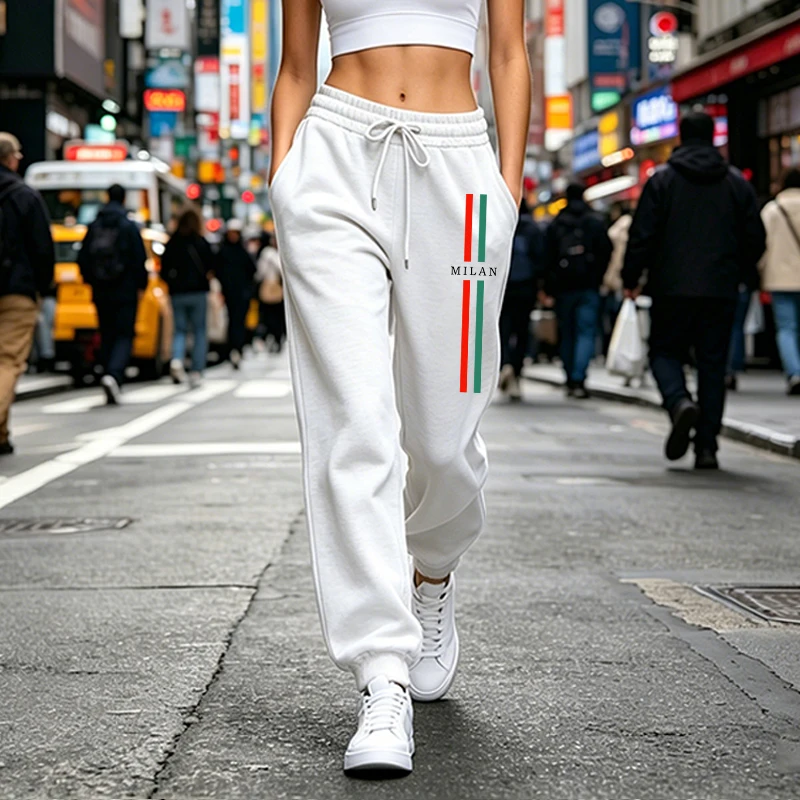 2026 Bestseller Damen Jogginghose mit Aufdruck Freizeithose Outdoor Sport Jogging Damenbekleidung Mode Streetwear Sportbekleidung – Detail 5