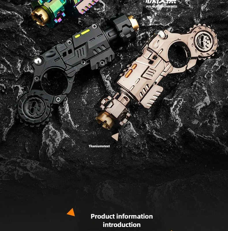 Miniatur-Legierungs-Fingerspinner-Gadget | Mechanisches Feedback-Spielzeug zur Stresslinderung | EDC Schreibtischdekoration als Geschenk für Männer – Detail 12