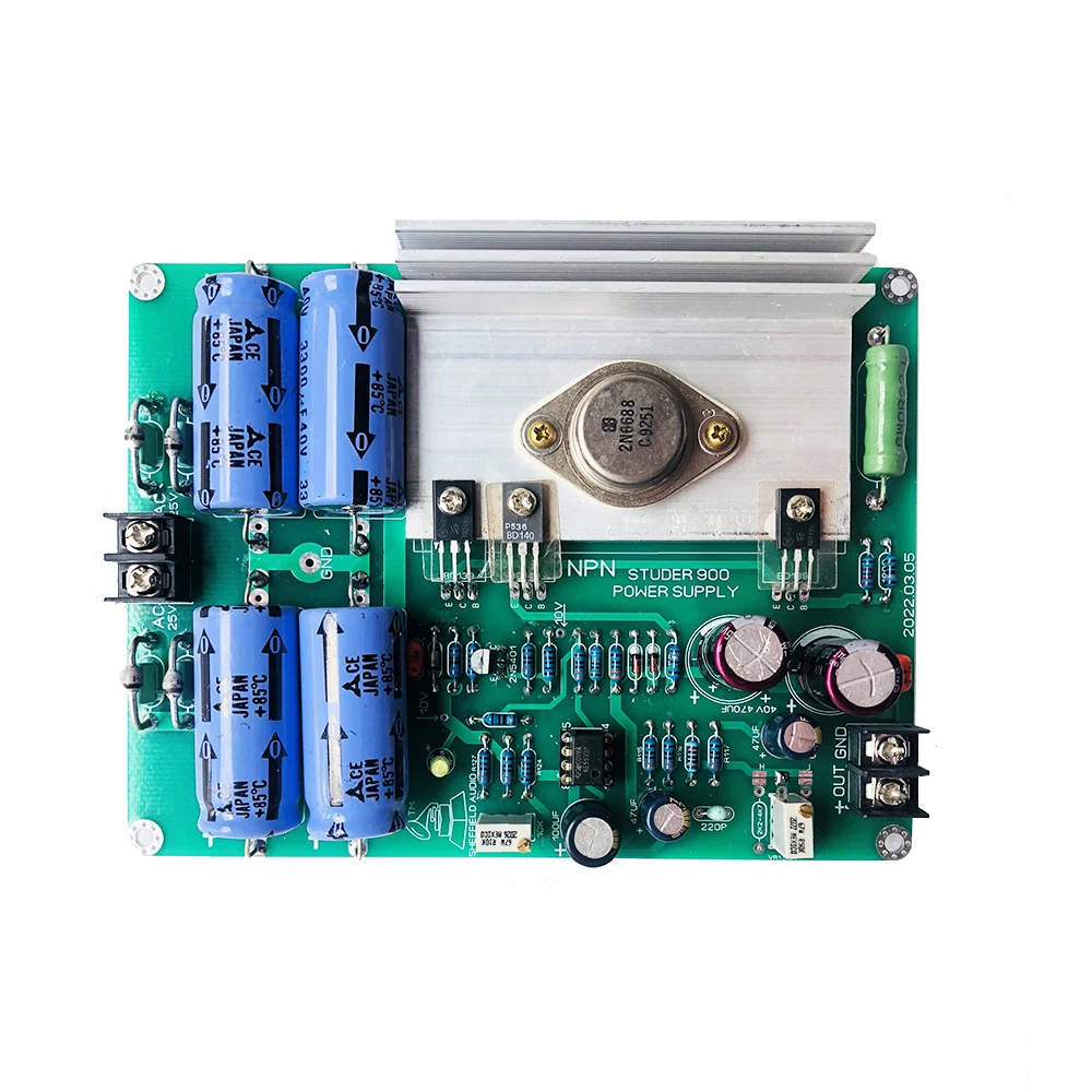 Nvarcher STUDER 900 line ultra-low noise regulated linear power supply Finished board For CD Preamp DAC Digital broadcasting