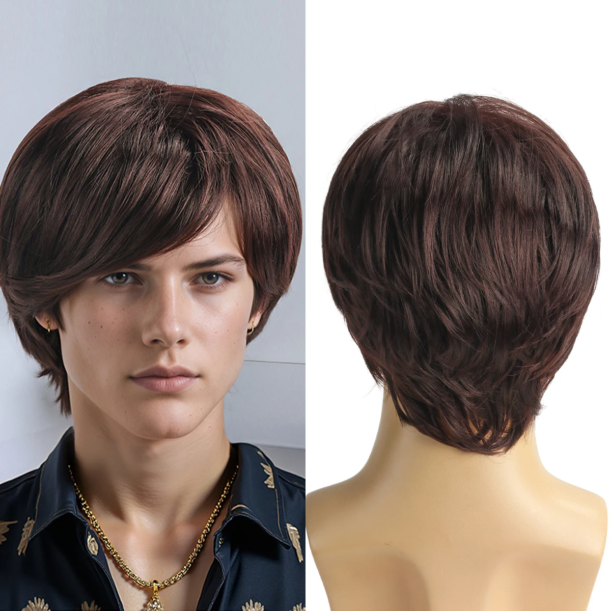 European and American wigs, fluffy and fashionable hairpieces Synthetic fiber wig