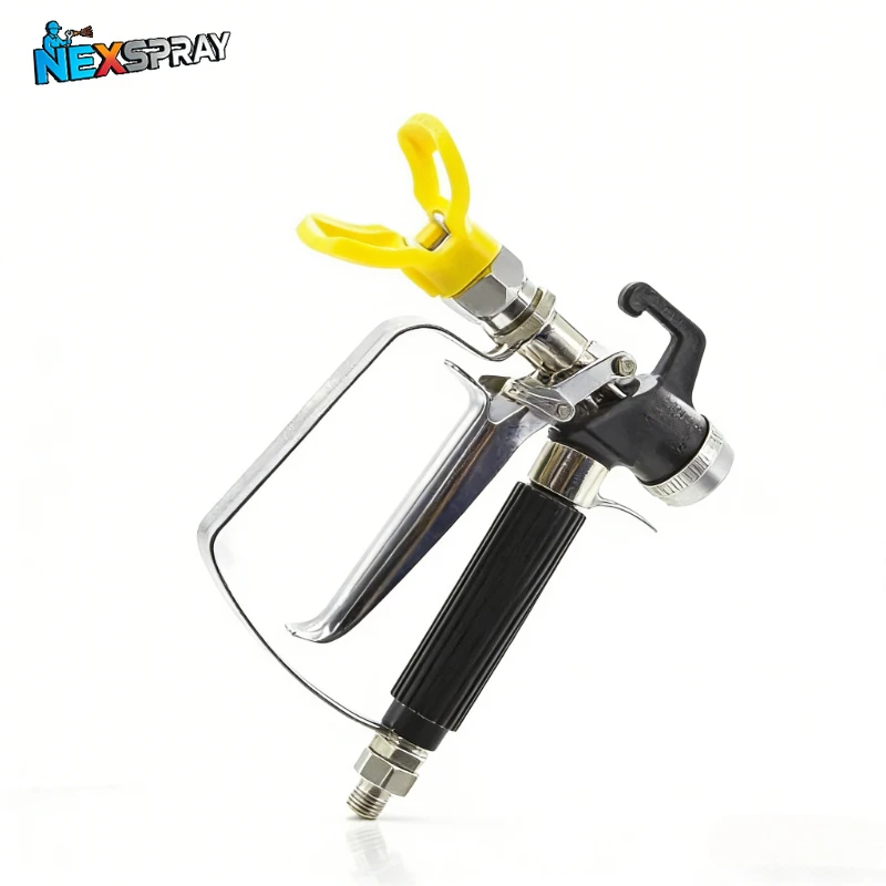 Für Airless-Spritzgeräte: AG14 Hochdruck-Airless-Inline-Spritzpistole mit drehbarem Spritzdüsenschutz für Lackierarbeiten