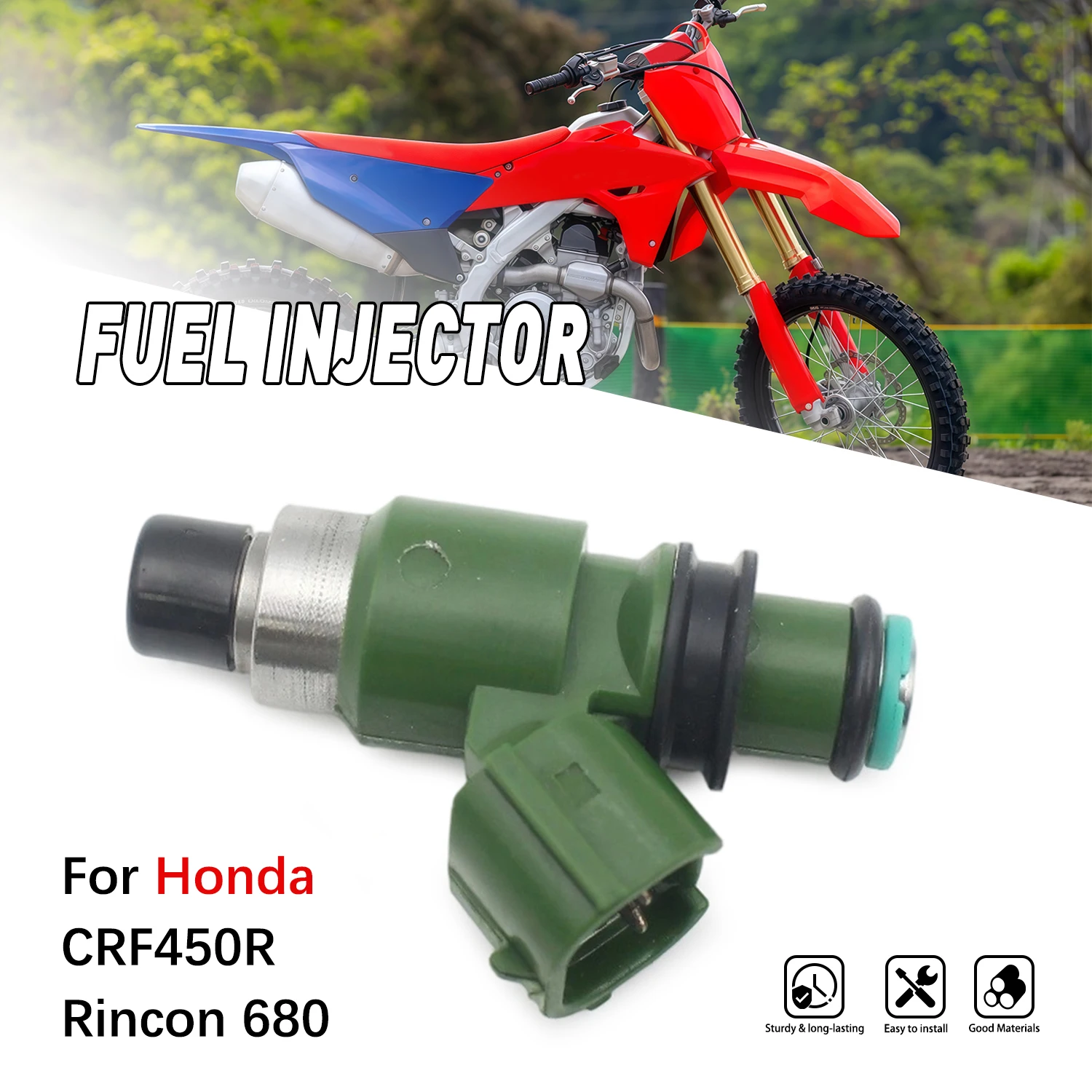 16450-HN8-A61 For Honda Rincon 680 2006-2014 TRX700XX 2008 2009 CRF450R 2009 2010 Motorcycle Engine Fuel Injection Nozzle