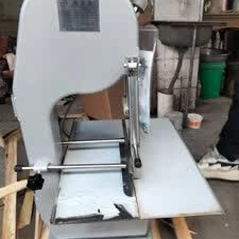 New Food Grade Stainless Steel Electric Bone Saw Machine CE Certified for Frozen Meat Cutting Ribs Fish Beef Lamb