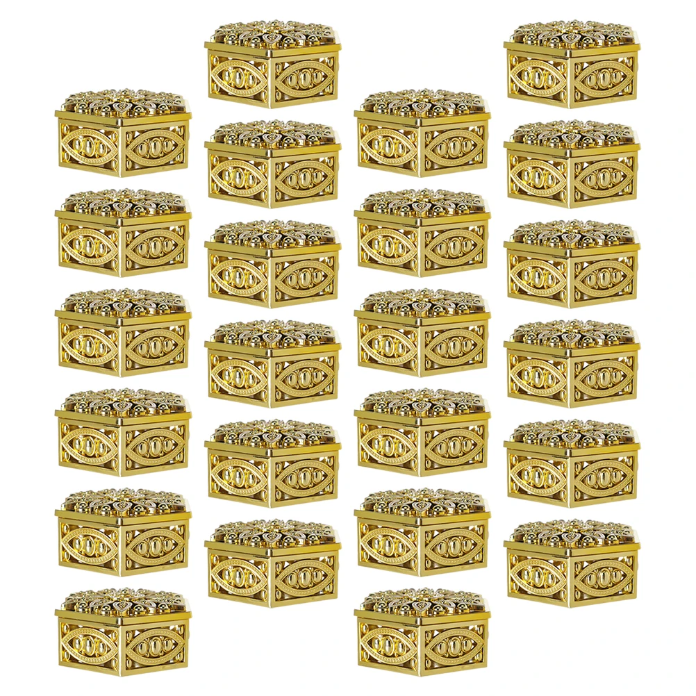 

24Pcs Exquisite European Style Candy Boxes Wedding Birthday Party Favors Small Containers for Chocolates and Trinkets