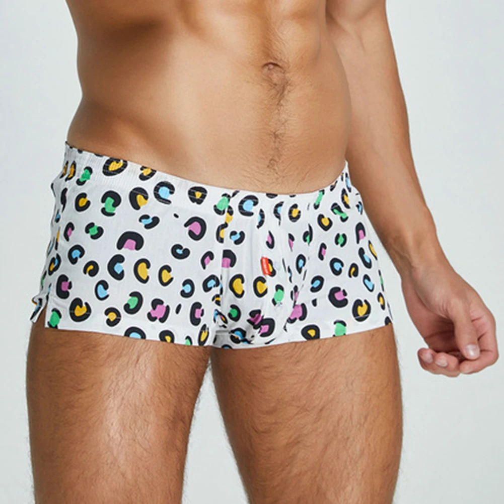 سراويل داخلية للرجال التسوق اليومي الملاكم موجز القطن الأخضر الملابس الداخلية منخفضة الخصر M-2XL الحقيبة السراويل السهم الناعم #1