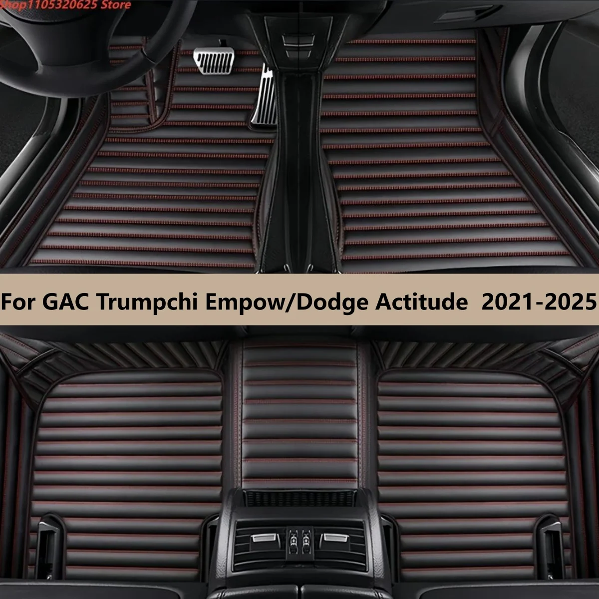 

Автомобильные коврики для GAC Trumpchi Empow/Dodge Actitude 2021-2025 (2024), индивидуальные, для салона автомобиля, аксессуары для интерьера