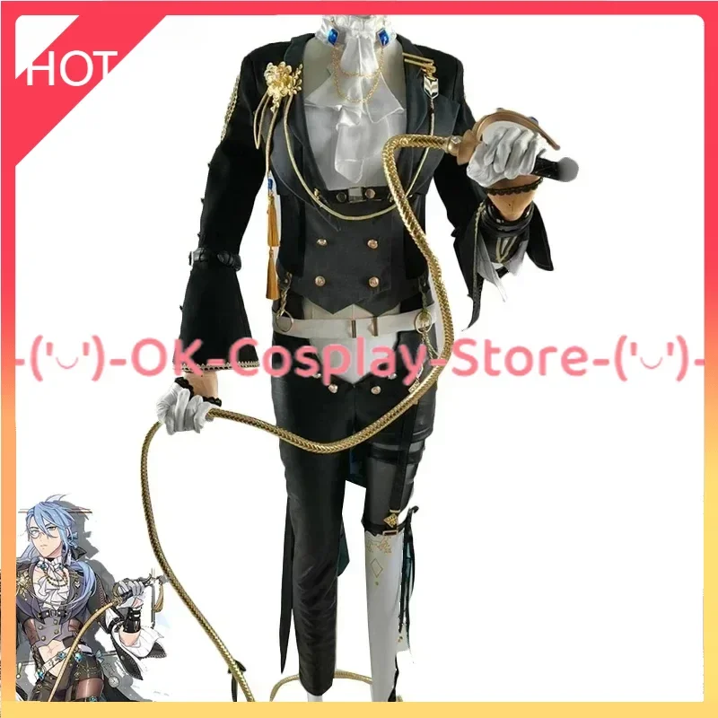 

[Custom Made] Game Nu: Carnival Edmond Cosplay Costumes Halloween Carnival Uniforms Anime Clothing Fancy Party Suit