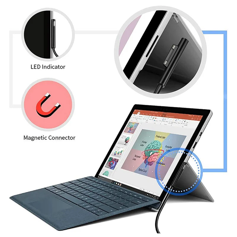 

3X Surface Connect To USB-C Charging Cable Compatible For Surface Pro7 Go2 Pro6 5/4/3 Laptop1/2/3 & Surface Book