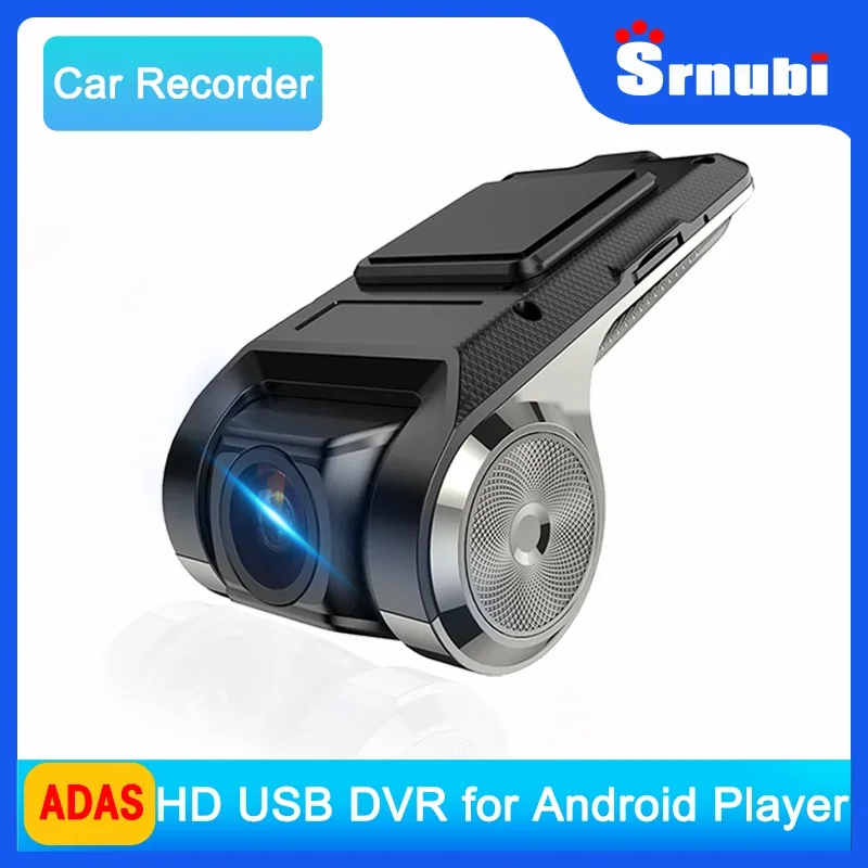 Srnubi For Car DVD Android Player Navigation Full HD car DVR USB ADAS Dash Cam Head Unit Auto Audio Voice Alarm LDWS G-Shock