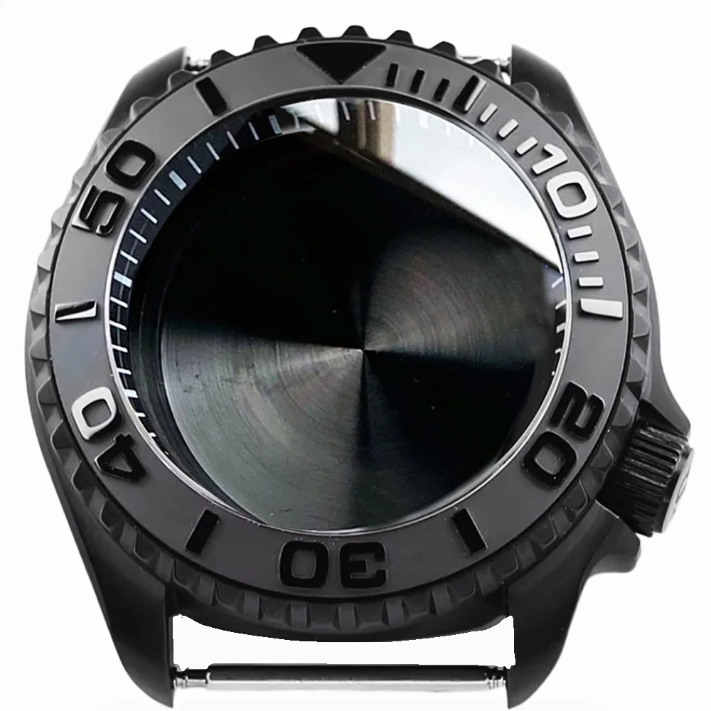 

MATELION купольное сапфировое стекло 200 м водонепроницаемый PVD 41 мм SKX дайверский корпус для часов NH35 NH34 NH36 механизм черный синий красный вставка