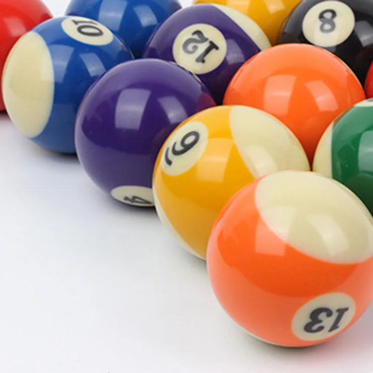 حجم عادي 57.2 مللي متر أمريكي أسود 8 كرات السنوكر الكرة مجموعة كاملة 16 كرات طاولة بلياردو اكسسوارات البلياردو اكسسوارات #4