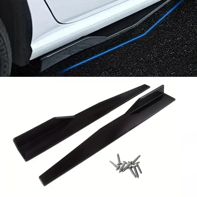 

Car Body Side Skirt Carbon Fiber Rocker Splitter Winglet Side Wing Bumper Lip Bumper Exterior Universal Car Body Styling Parts