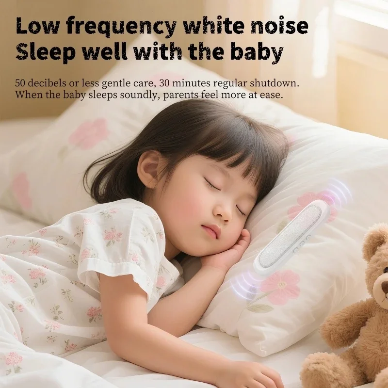 Under Pillow Bone Conduction Bluetooth 5.4 Speaker Aid Soundbar Timed Shutdown TF Card Player Portable Mini Stereo Music Box