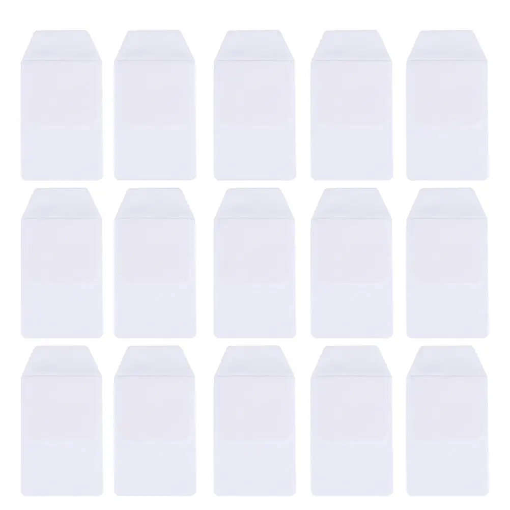 Étui à stylos Transparent en PVC pour médecin et infirmière, 15 pièces, sac à crayons étanche, protection de poche de bureau, sac porte-papeterie, portefeuille