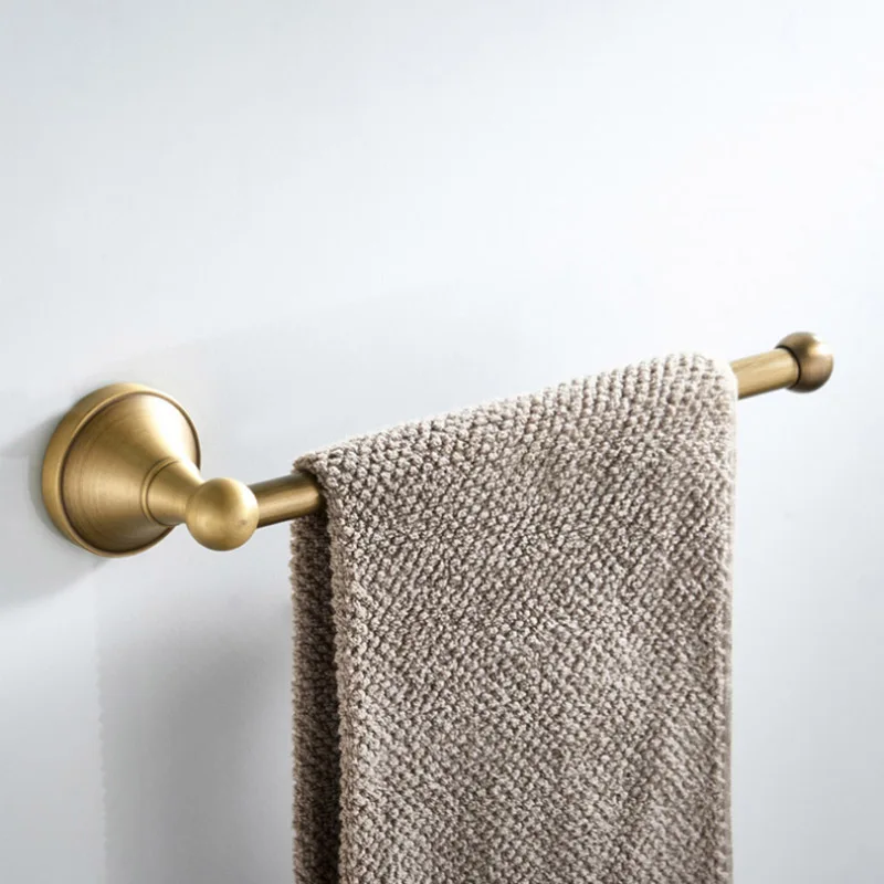 Antique Brass Bathroom Accessories Hardware Set Towel Bar Rail Rack Toilet Paper Holder Toilet Brush Shower Soap Dish Holder