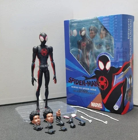 Shf Anime Spider-man Figuarts Miles Morales Gwen Action Figures Gwen Spider Woman Figurine Spiderman Figure Pvc Model Doll Toys