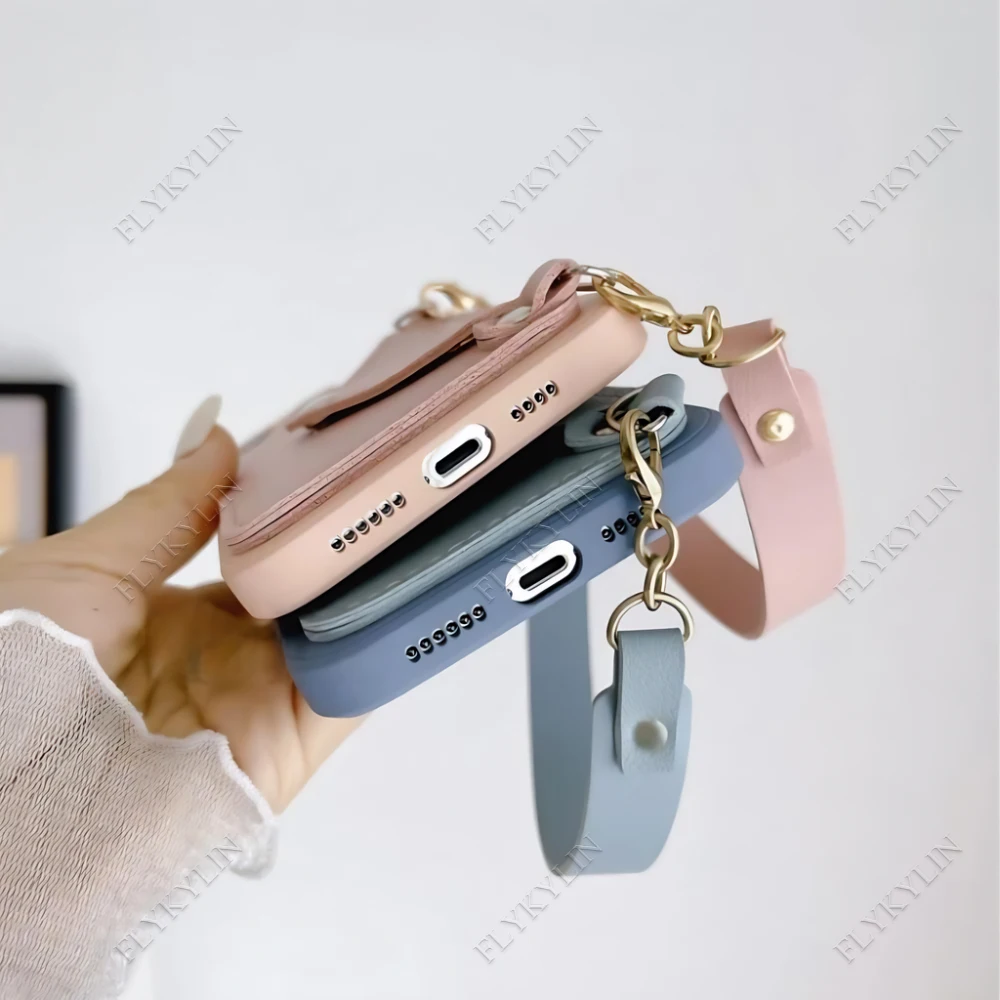 Mode Armband Brieftasche Telefon Fall Für Xiaomi Redmi 14C 13C 5G 12C 10C 9C A3 A2 A1 12 10A 9 Stoßfest Silikon Handtasche Abdeckung