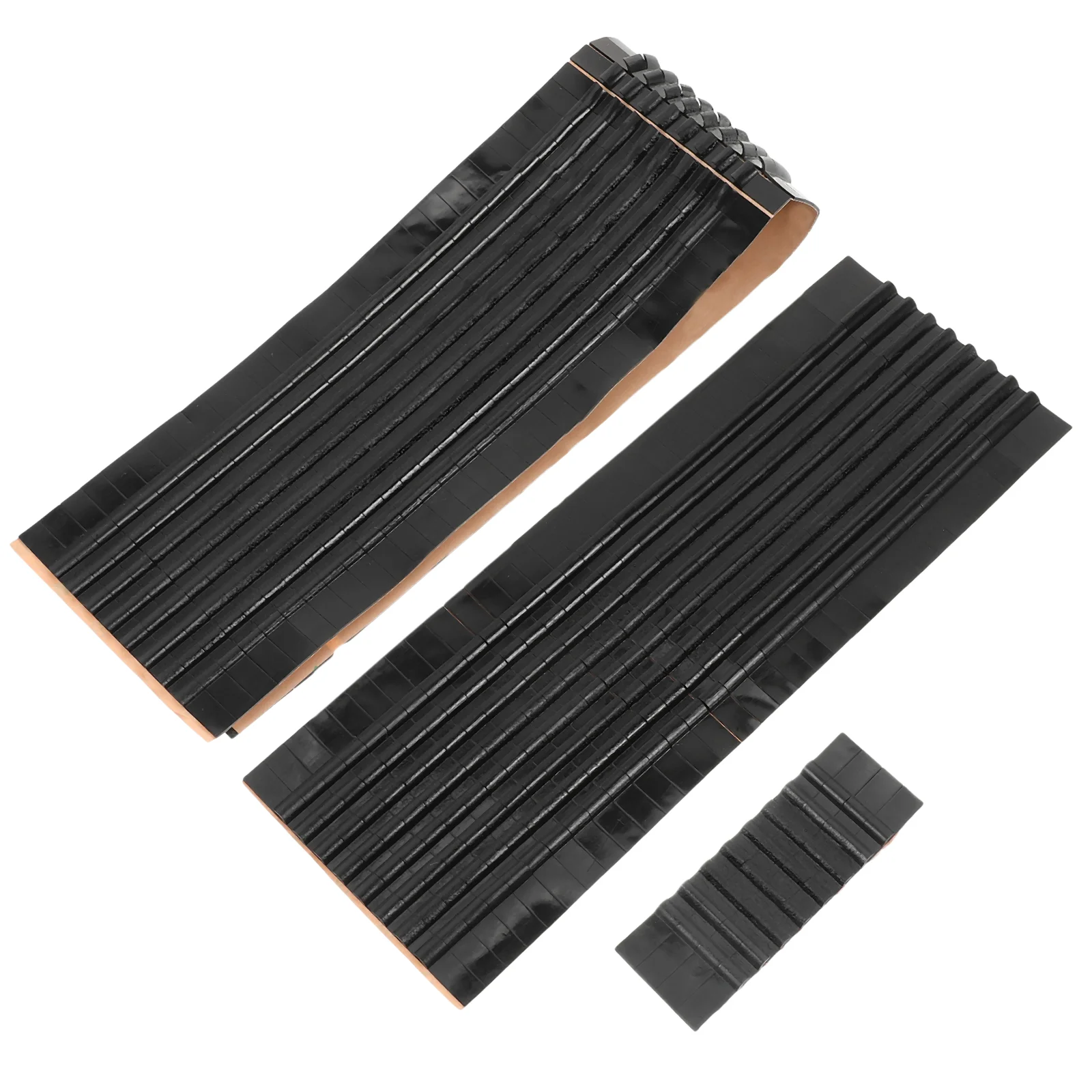 

100 Pcs Clothes Hangers Anti-slip Stickers Anti-skid Grip Strips Adhesive Grips Closet Accessory Other Silicone Black