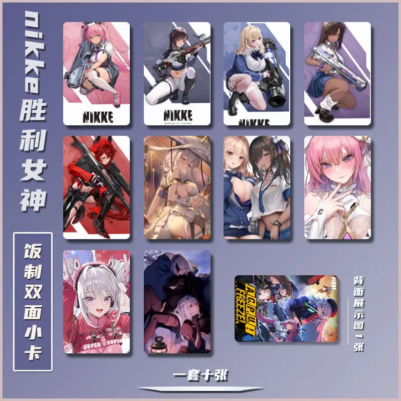 NIKKE The Goddess of Victory Game Collection Cards Hobby Collectibles Kid Toys Laser LOMO Card Collection Gift Girl Anime Toy